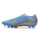 Nike Mercurial Vapor XIII Elite Firm Ground Blue Gold Football Boots