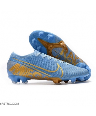 Nike Mercurial Vapor XIII Elite Firm Ground Blue Gold Football Boots