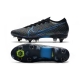 Nike Mercurial Vapor XIII Elite SG-Pro AC Black Blue Football Boots
