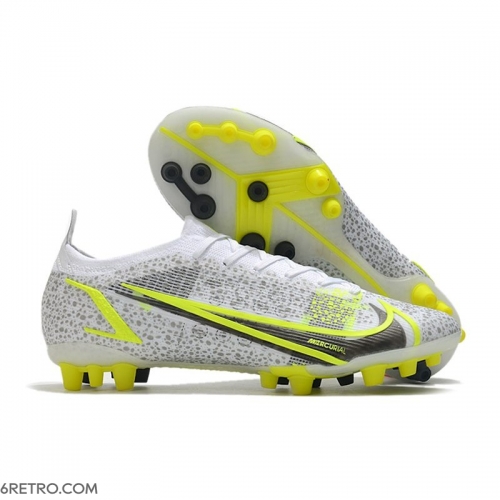 Nike Mercurial Vapor XIV Elite AG-Pro White Black Metallic Silver Volt Football Boots Nike Mercurial Vapor XIV Elite AG-Pro White Black Metallic Silver Volt Football Boots