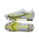 Nike Mercurial Vapor XIV Elite Firm Ground White Black Metallic Silver Volt Football Boots