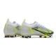 Nike Mercurial Vapor XIV Elite Firm Ground White Black Metallic Silver Volt Football Boots