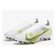 Nike Mercurial Vapor XIV Elite Firm Ground White Black Metallic Silver Volt Football Boots