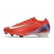 Nike Mercurial Vapor XVI Elite Firm Ground Red White Football Boots