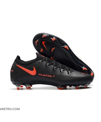 Nike Phantom Elite GT Firm Ground Black Dark Smoke Grey Chile Red Football Boots
