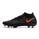 Nike Phantom GT Dynamic Fit Elite Firm Ground Black Chili Red Smoke Grey Football Boots