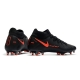 Nike Phantom GT Dynamic Fit Elite Firm Ground Black Chili Red Smoke Grey Football Boots