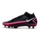 Nike Phantom GT Dynamic Fit Elite Firm Ground Black Silver Pink Blast Football Boots