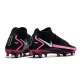 Nike Phantom GT Dynamic Fit Elite Firm Ground Black Silver Pink Blast Football Boots