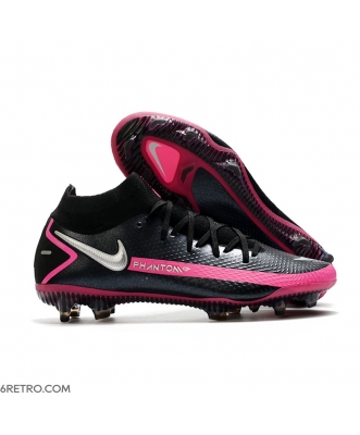 Nike Phantom GT Dynamic Fit Elite Firm Ground Black Silver Pink Blast Football Boots