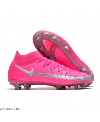 Nike Phantom GT Dynamic Fit Elite Firm Ground Pink Blast Metallic Silver Football Boots