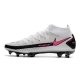 Nike Phantom GT Dynamic Fit Elite Firm Ground White Pink Black Football Boots