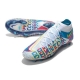 Nike Phantom GT Elite DF 3D Firm Ground Chlorine Blue Pink Blast Opti Yellow Football Boots