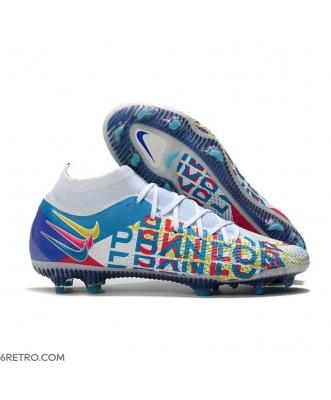 Nike Phantom GT Elite DF 3D Firm Ground Chlorine Blue Pink Blast Opti Yellow Football Boots