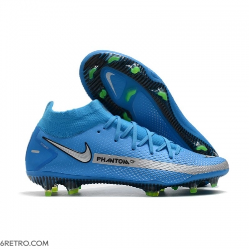 Nike Phantom GT Elite DF Firm Ground Firm Ground Blue Silver Football Boots Nike Phantom GT Elite DF Firm Ground Firm Ground Blue Silver Football Boots