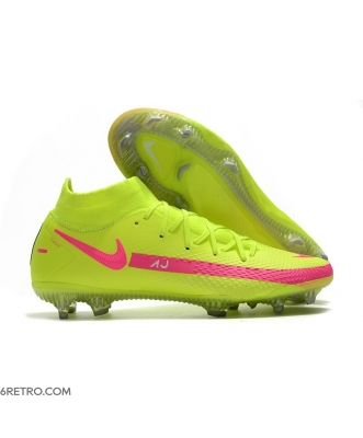 Nike Phantom GT Elite DF Firm Ground Firm Ground Yellow Pink Blast Football Boots