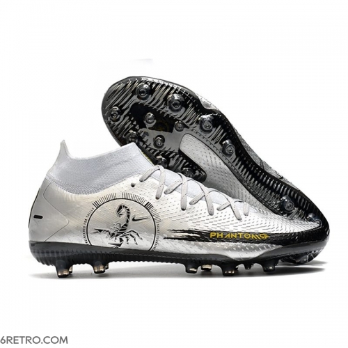 Nike Phantom GT Elite Dynamic Fit AG-PRO Pure Platinum Metallic Silver Black Football Boots Nike Phantom GT Elite Dynamic Fit AG-PRO Pure Platinum Metallic Silver Black Football Boots