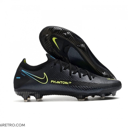 Nike Phantom GT Elite Firm Ground Firm-Ground Black Yellow Football Boots Nike Phantom GT Elite Firm Ground Firm-Ground Black Yellow Football Boots