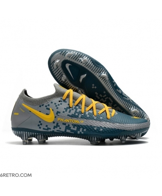 Nike Phantom GT Elite Firm Ground Firm-Ground Blue Gray Yellow Football Boots