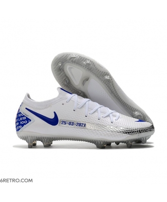 Nike Phantom GT Elite Firm Ground Firm-Ground White Blue Football Boots