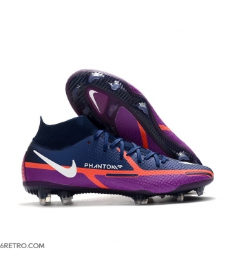 Nike Phantom GT II Elite DF Firm Ground College Navy White Vivid Purple Football Boots