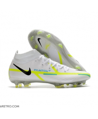 Nike Phantom GT II Elite DF Firm Ground White Black Blue Volt Football Boots