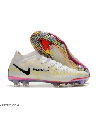 Nike Phantom GT II Elite DF Firm Ground White Black Bright Crimson Pink Blast Football Boots
