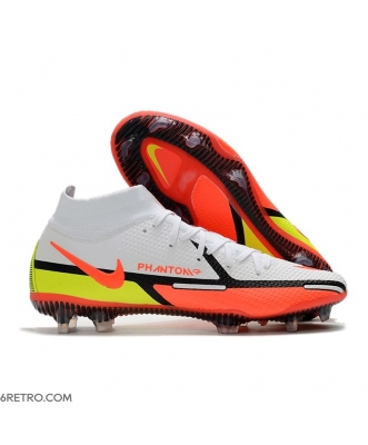 Nike Phantom GT II Elite DF Firm Ground White Bright Crimson Volt Football Boots