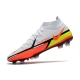 Nike Phantom GT II Elite DF Firm Ground White Bright Crimson Volt Football Boots