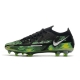 Nike Phantom GT II Elite Firm Ground Black Metallic Platinum Green Strike Football Boots