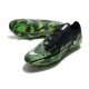 Nike Phantom GT II Elite Firm Ground Black Metallic Platinum Green Strike Football Boots