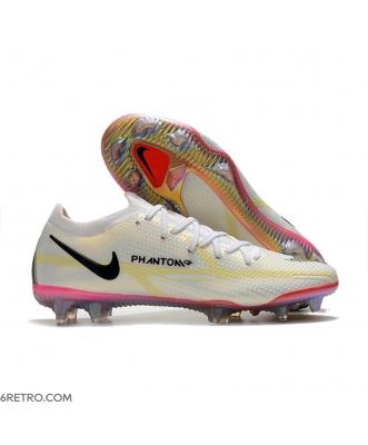Nike Phantom GT II Elite Firm Ground Motivation - White Bright Crimson Volt Black Football Boots