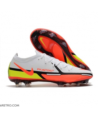 Nike Phantom GT II Elite Firm Ground White Bright Crimson Volt Football Boots