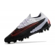 Nike Phantom GX Elite Firm Ground Black Grey Red Football Boots