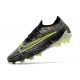 Nike Phantom GX Elite Firm Ground Black Volt White Blue Glow Football Boots