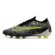 Nike Phantom GX Elite Firm Ground Black Volt White Blue Glow Football Boots
