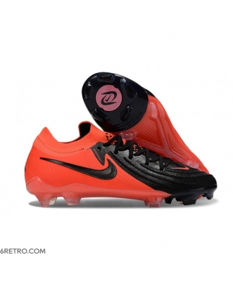 Nike Phantom Luna 2 Elite Firm Ground Low Cut Black Crimson Football Boots
