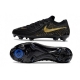 Nike Phantom Luna 2 Elite Firm Ground Low Cut Black Metallic Gold Coin Football Boots