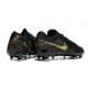Nike Phantom Luna 2 Elite Firm Ground Low Cut Black Metallic Gold Coin Football Boots