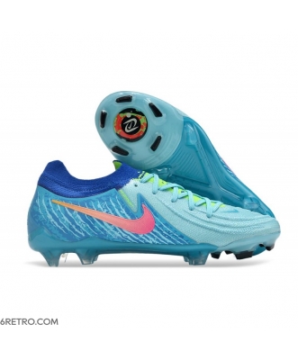 Nike Phantom Luna 2 Elite Firm Ground Low Cut Blue Pink Football Boots