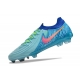 Nike Phantom Luna 2 Elite Firm Ground Low Cut Blue Pink Football Boots