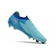 Nike Phantom Luna 2 Elite Firm Ground Low Cut Blue Pink Football Boots