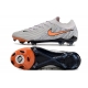 Nike Phantom Luna 2 Elite Firm Ground Low Cut Gray Orange Football Boots