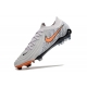 Nike Phantom Luna 2 Elite Firm Ground Low Cut Gray Orange Football Boots