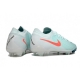 Nike Phantom Luna 2 Elite Firm Ground Low Cut Mint Atomic Red Black Football Boots