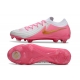 Nike Phantom Luna 2 Elite Firm Ground Low Cut Pink White Football Boots