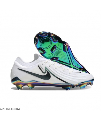 Nike Phantom Luna 2 Elite Firm Ground Low Cut White Black Football Boots