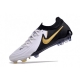 Nike Phantom Luna 2 Elite Firm Ground Low Cut White Black Metallic Gold Coin Football Boots