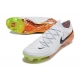 Nike Phantom Luna 2 Elite Firm Ground Low Cut White Black Safari Football Boots