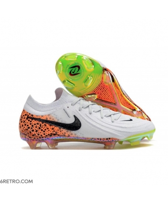Nike Phantom Luna 2 Elite Firm Ground Low Cut White Black Safari Football Boots